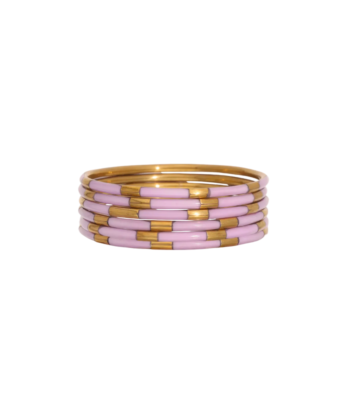 Veda Bangles - Set of 6 - Lilac