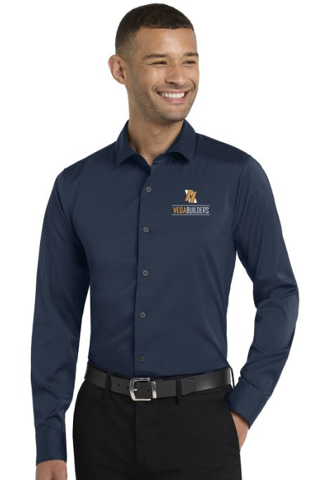 Vega Builders Long Sleeve Stretch Shirt