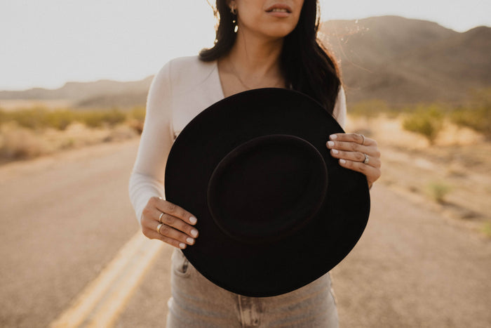 Vegan Western Gambler Cowboy Hat