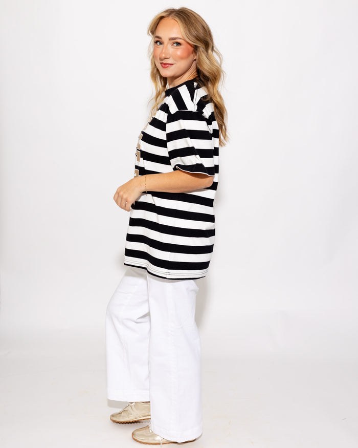 Victory Stripes Game Day Tee