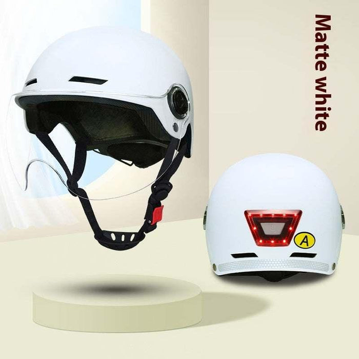 Voice Smart Bluetooth Accessible Phone Warning Light Helmet - Allen-Fitness