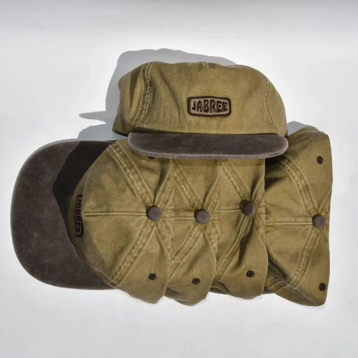 Washed Patch Hat - Sand lay flat
