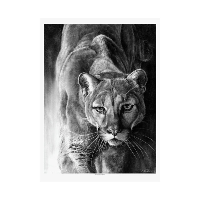 "Watcher in the Woods" Premium Matte Paper Print.