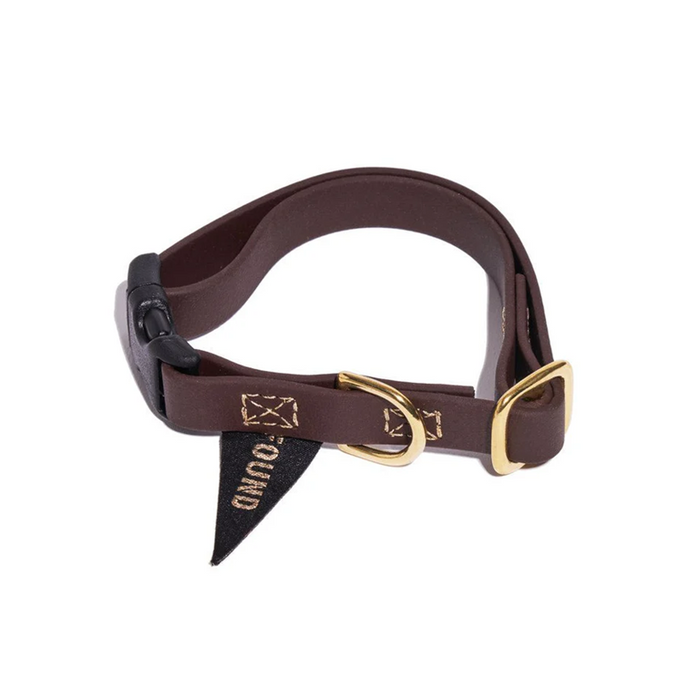 Found My Animal - Water Resistant Cat & Dog Collar - Brown -