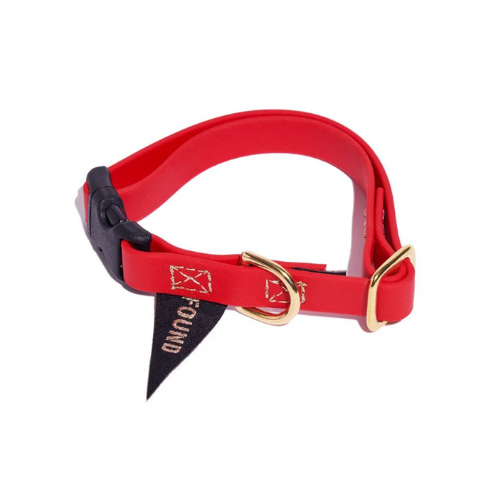 Found My Animal - Water Resistant Cat & Dog Collar - Red -