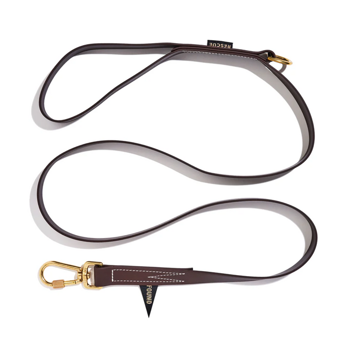 Found My Animal - Water Resistant Standard 5ft Leash - Brown -