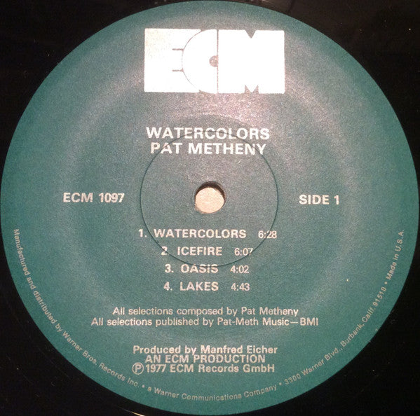 Watercolors (1977 US Press)