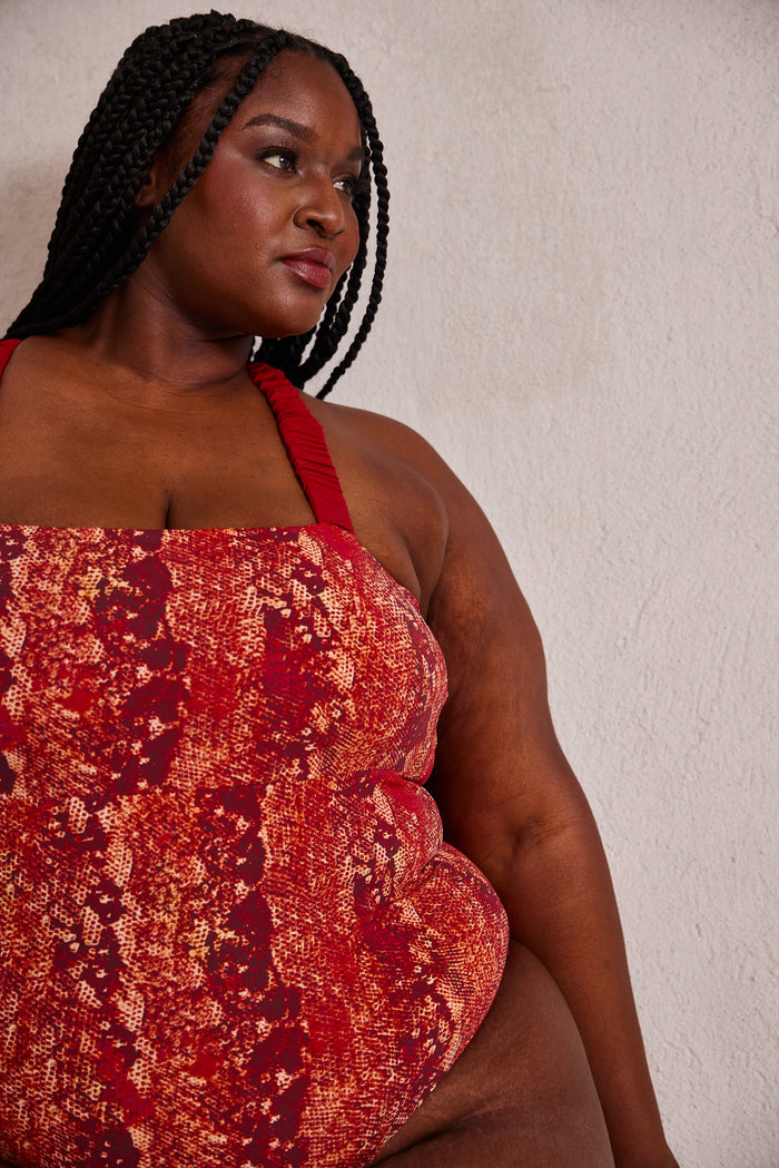 Nomads Swimwear - Wave One Piece II - Iguana/Merlot -