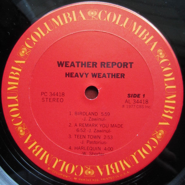 Weather Report - Heavy Weather (LP) [US] 1st (Near Mint (NM or M-))
