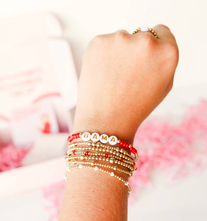 White Dainty Poppi Bracelet (Kids Size)
