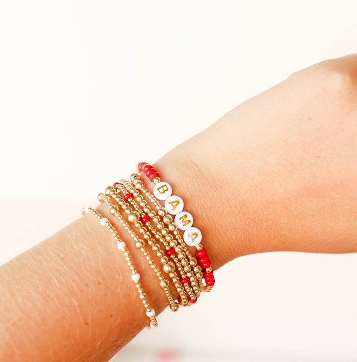 White Dainty Poppi Bracelet (Kids Size)