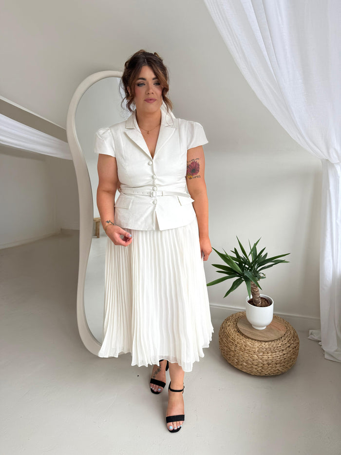 White Suit Dress