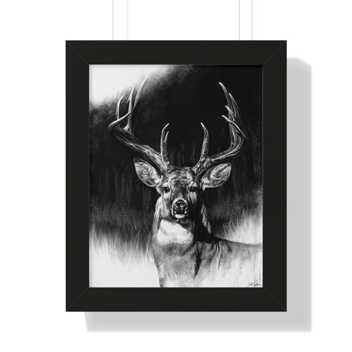 "Whitetail" Framed Paper Print