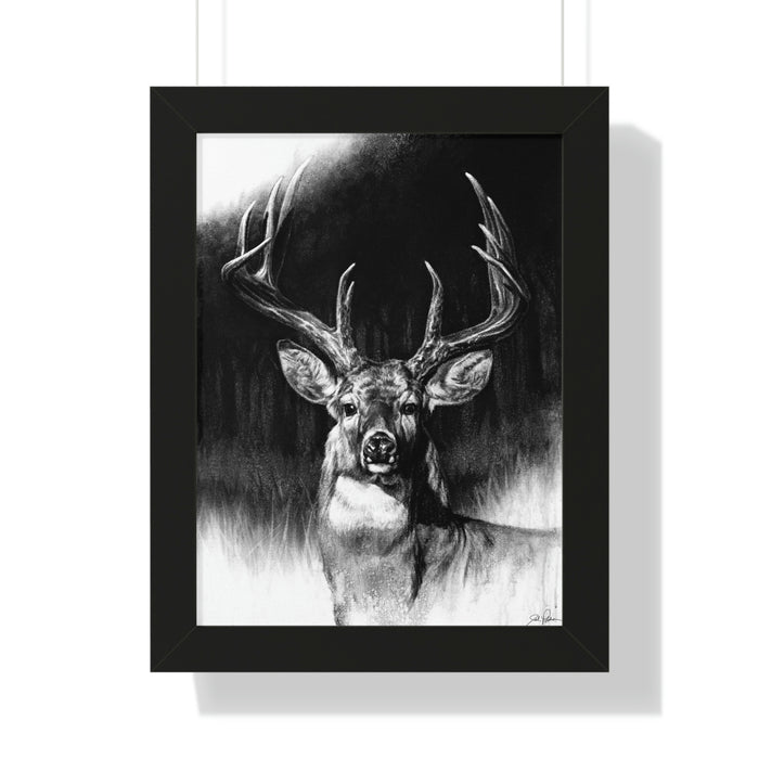 "Whitetail" Framed Paper Print
