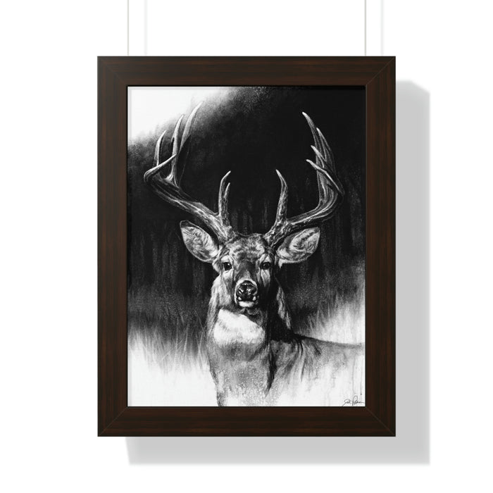 "Whitetail" Framed Paper Print