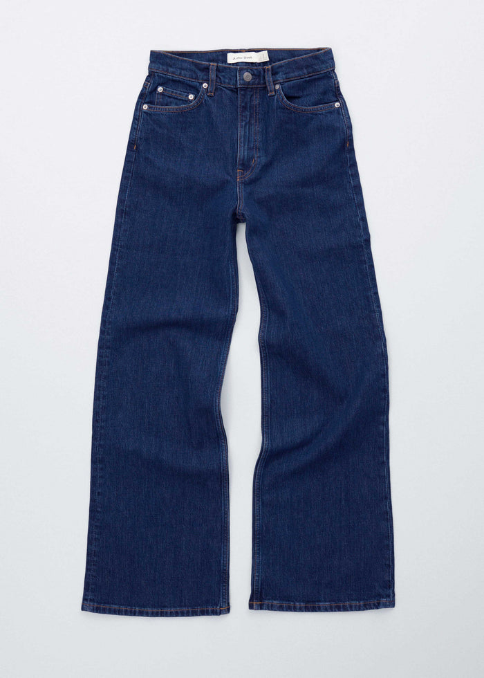 & Other Stories - Wide Cut Jeans - Dark Blue -
