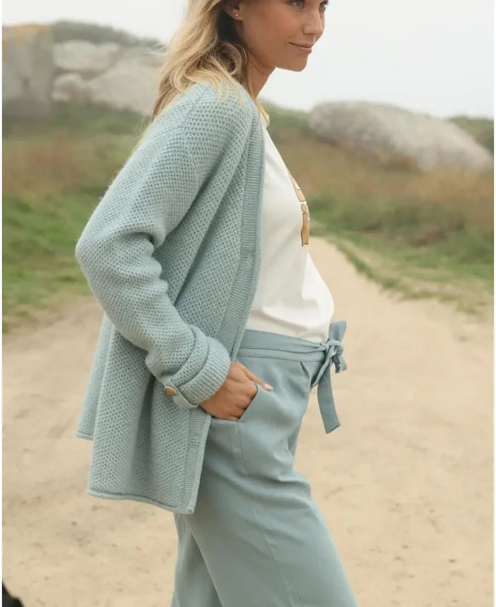 Wide leg pants Betty sage