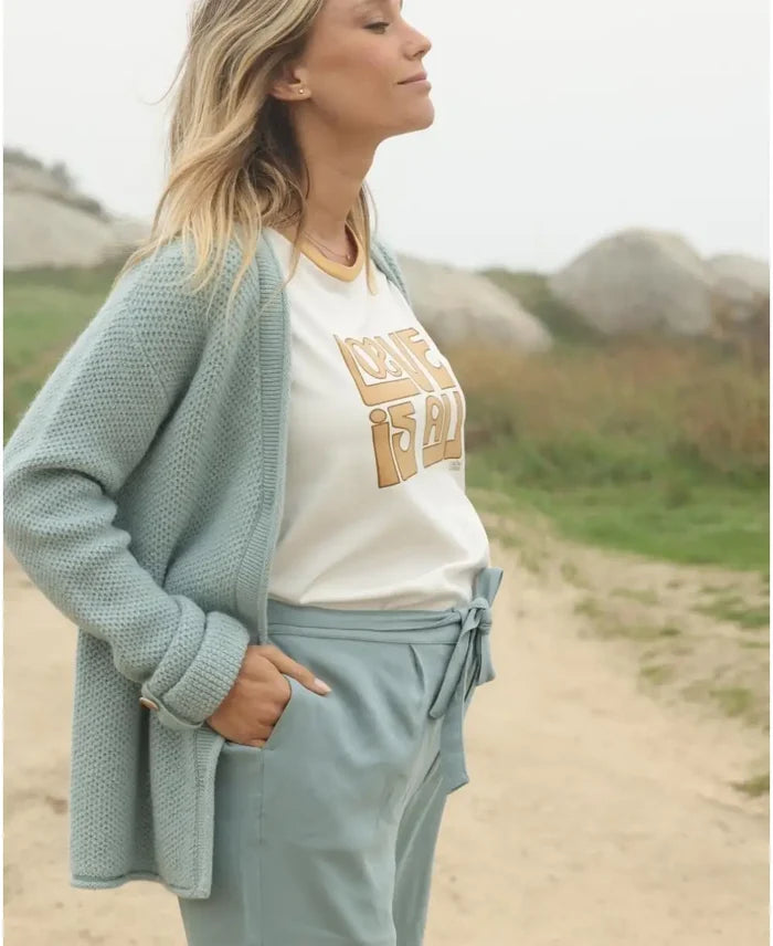 Wide leg pants Betty sage