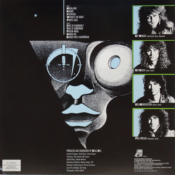 Winger - Winger (LP) [US] 1st (Mint (M))