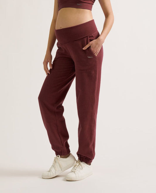 Woma Maternity Joggers Plum