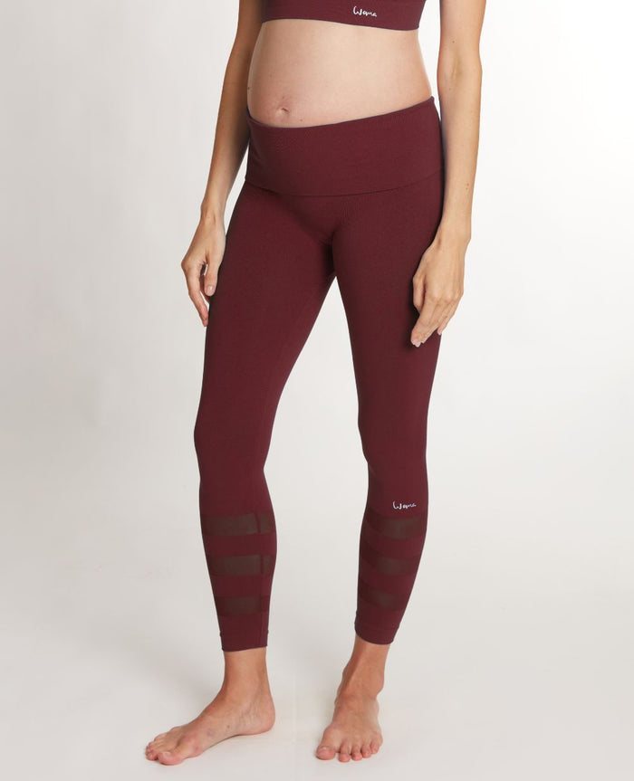 Woma Maternity & Sports Leggings Plum