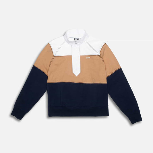 Women's Bon Chic 1/2 Zip Pullover in Multi, flat lay