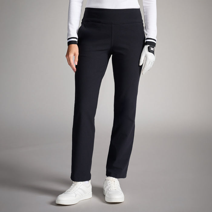 Women's Go-To Golf Pant in Black, alternate front view