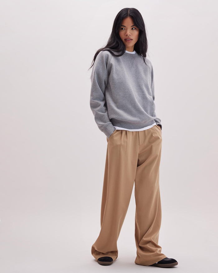 Richer Poorer - Womens Sophia Fluid Wide Leg Trouser - Khaki -