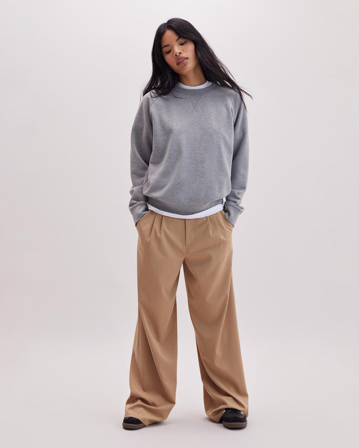 Richer Poorer - Womens Sophia Fluid Wide Leg Trouser - Khaki - KHAKI
