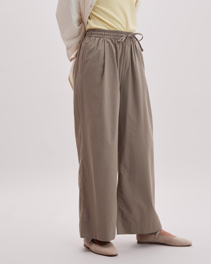 Richer Poorer - Womens Venice Drawstring Pant - Warm Grey - WARM GREY