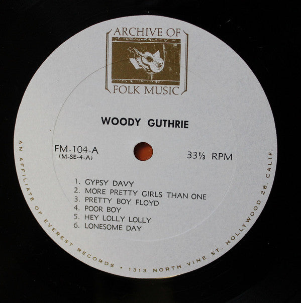 Woodie Guthrie (1965, US Press)