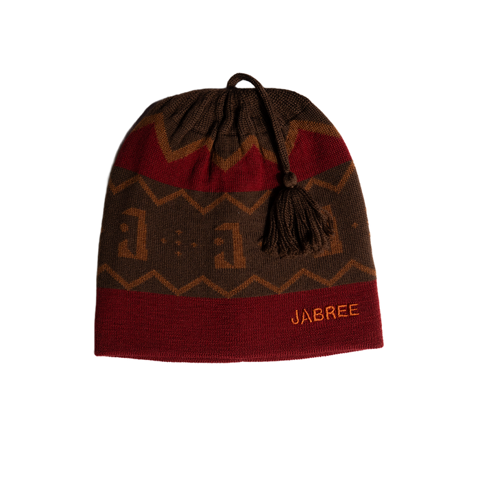 Red Jabree Wool Tassel Beanie