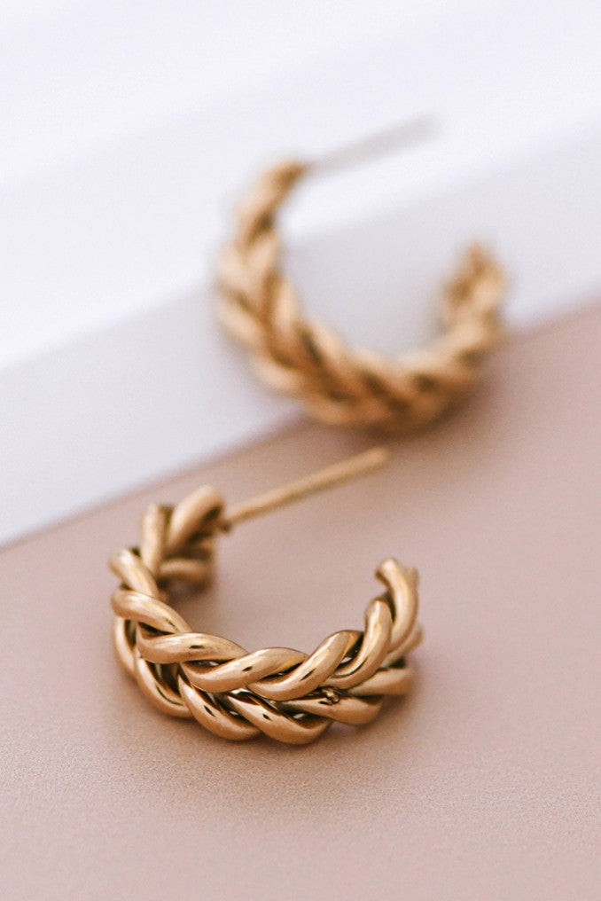 Woven Wonders Hoop Earrings