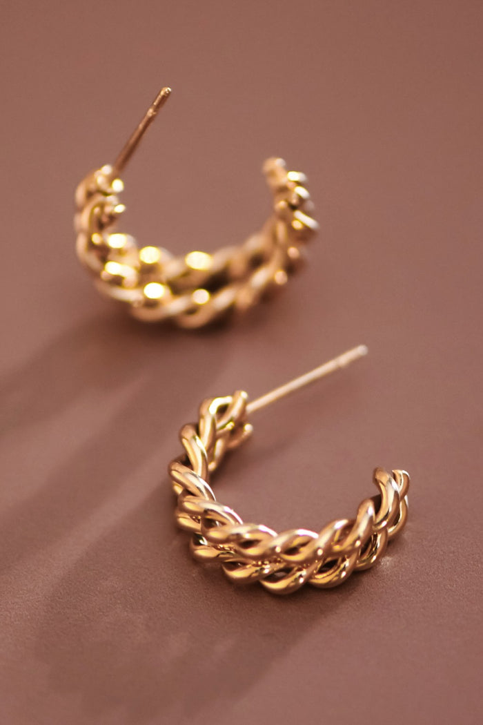 Woven Wonders Hoop Earrings