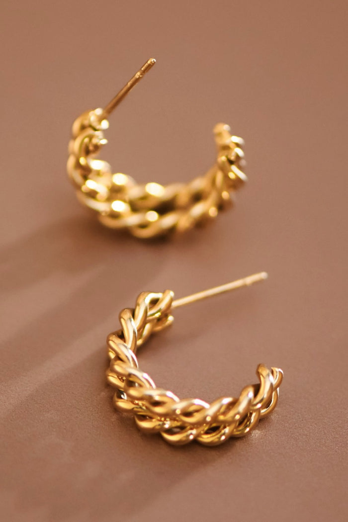Woven Wonders Hoop Earrings