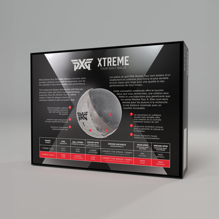 Xtreme Tour Golf Ball in White, product photo 5