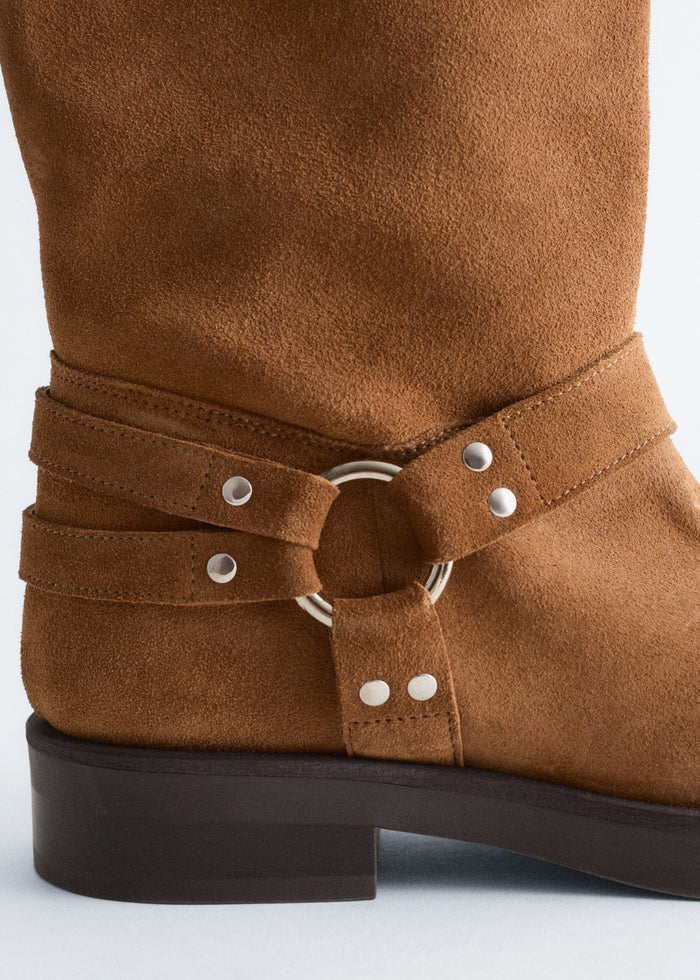 & Other Stories - Yoko Biker Boot - Brown -