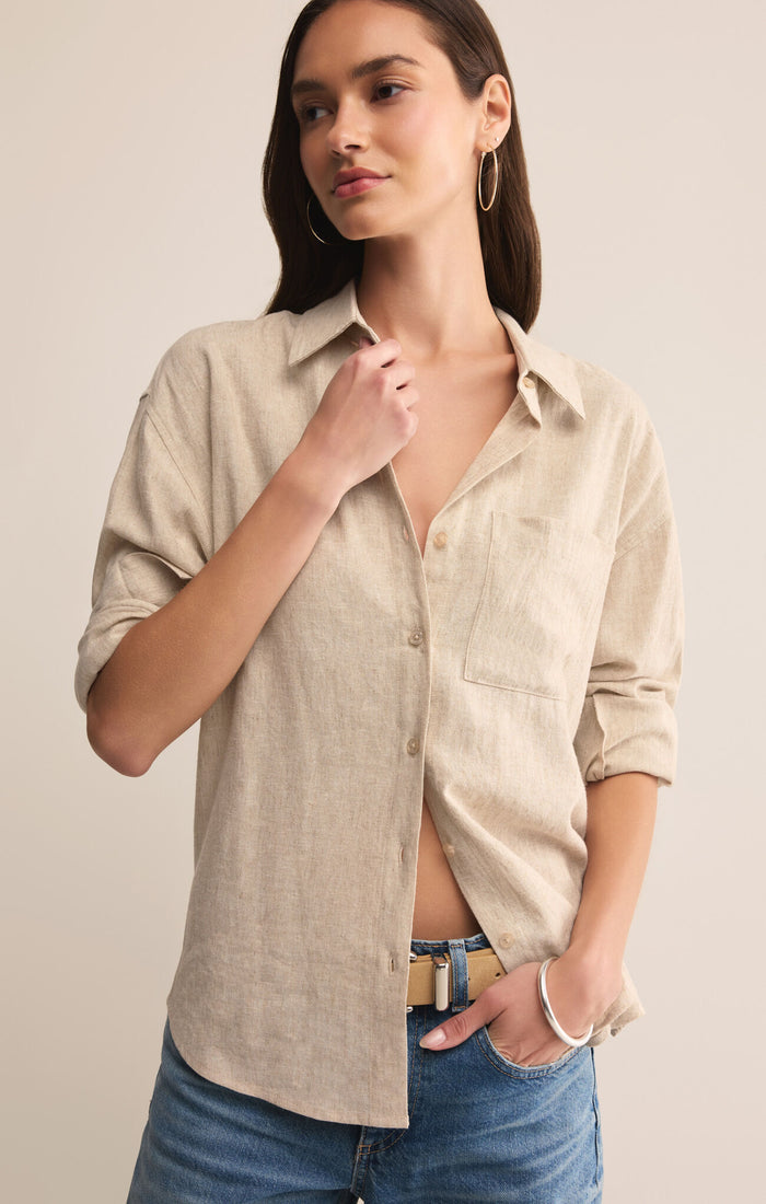 Z Supply Alfie Button Up Shirt