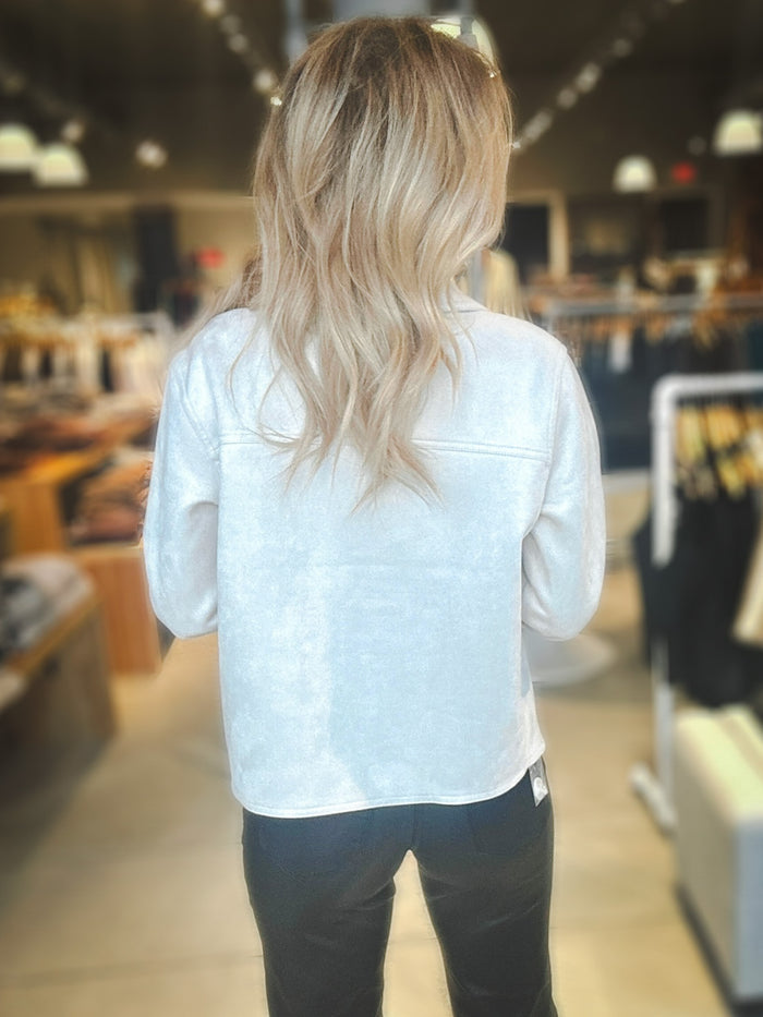 Z Supply Dillon Faux Suede Jacket