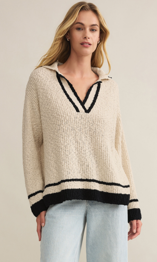 Z Supply Hammond Polo Sweater