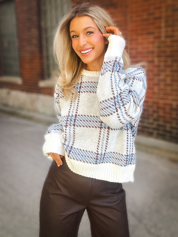 Z Supply Junction Plaid Sweater