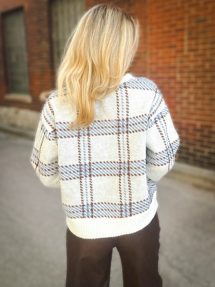 Z Supply Junction Plaid Sweater