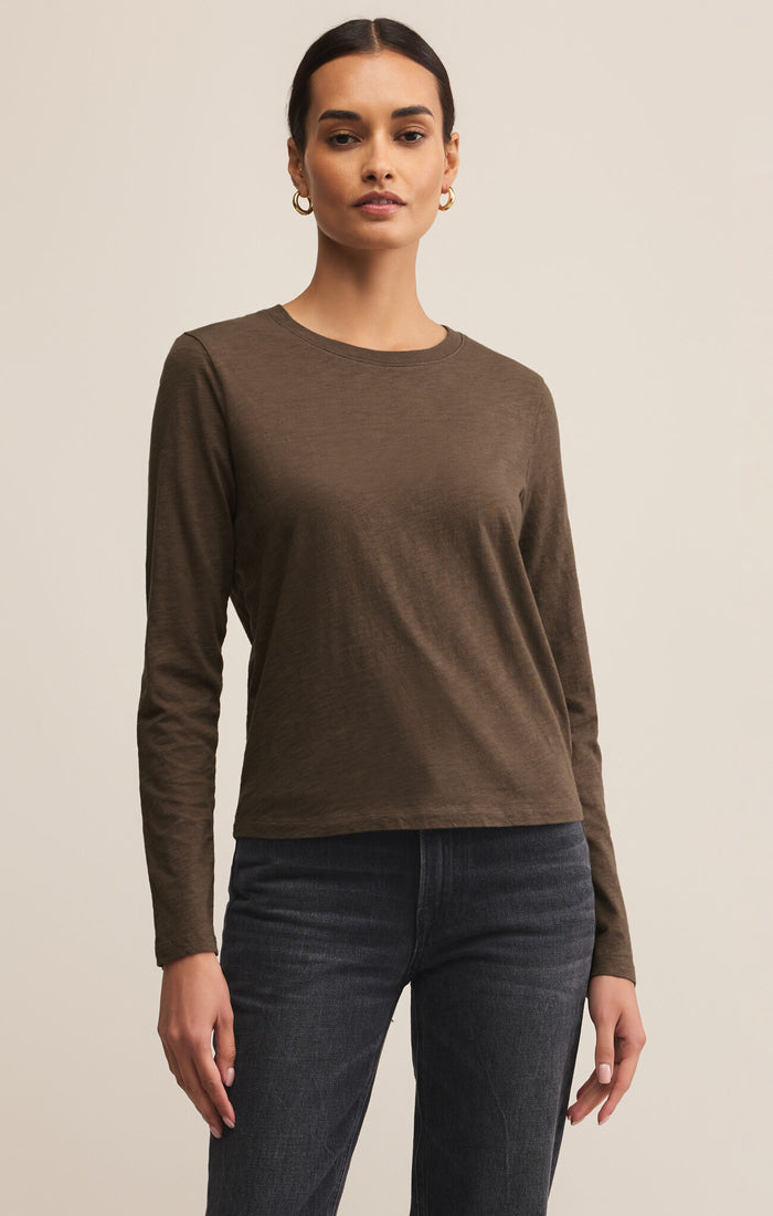 Z Supply Modern Slub Long Sleeve Tee