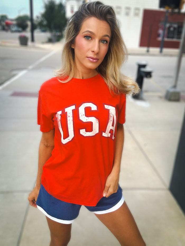 Z Supply USA Boyfriend Tee
