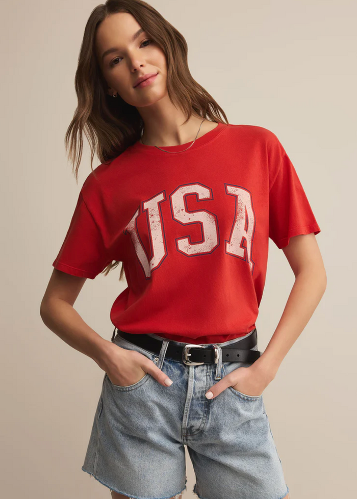 Z Supply USA Boyfriend Tee