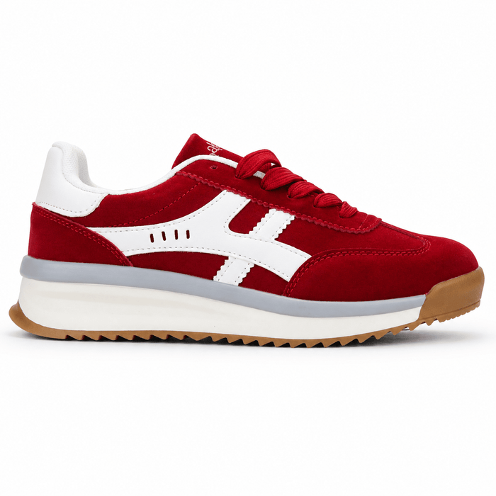 Zapatilla Rojo Mujer Urbano Chalada Front Chalada