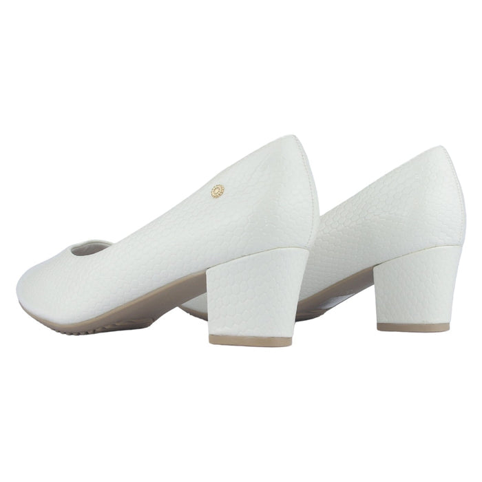 Zapato Mujer Chalada Flexi-58 Blanco Casual Tacones Bajos Chalada