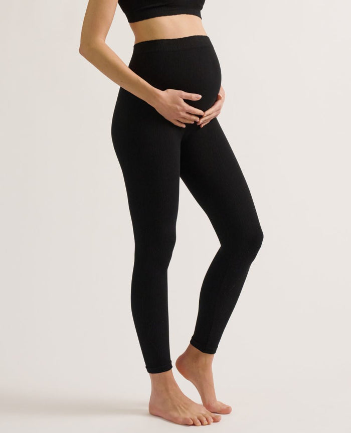 Zoé Black Maternity Leggings