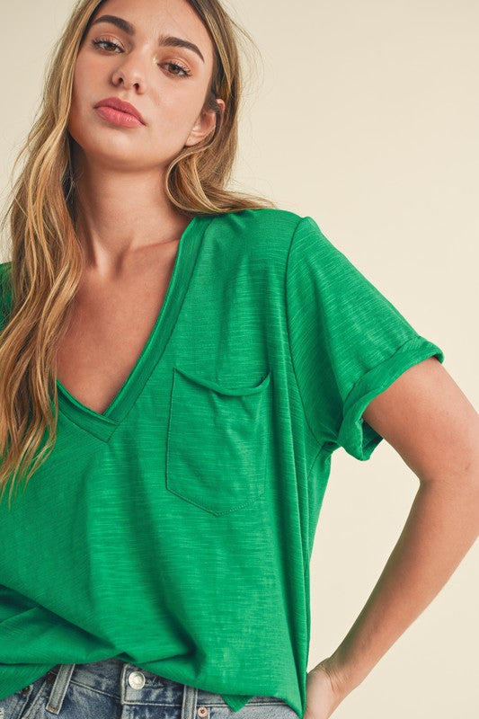 Zoie V-Neck T-shirt