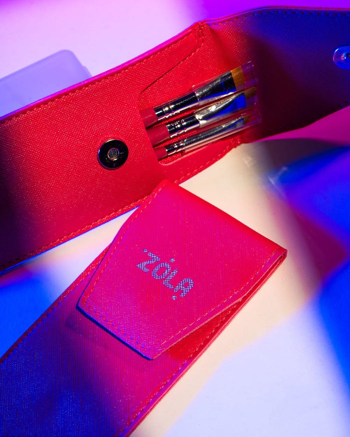 ZOLA Brush Case, Raspberry Brush Case ZOLA